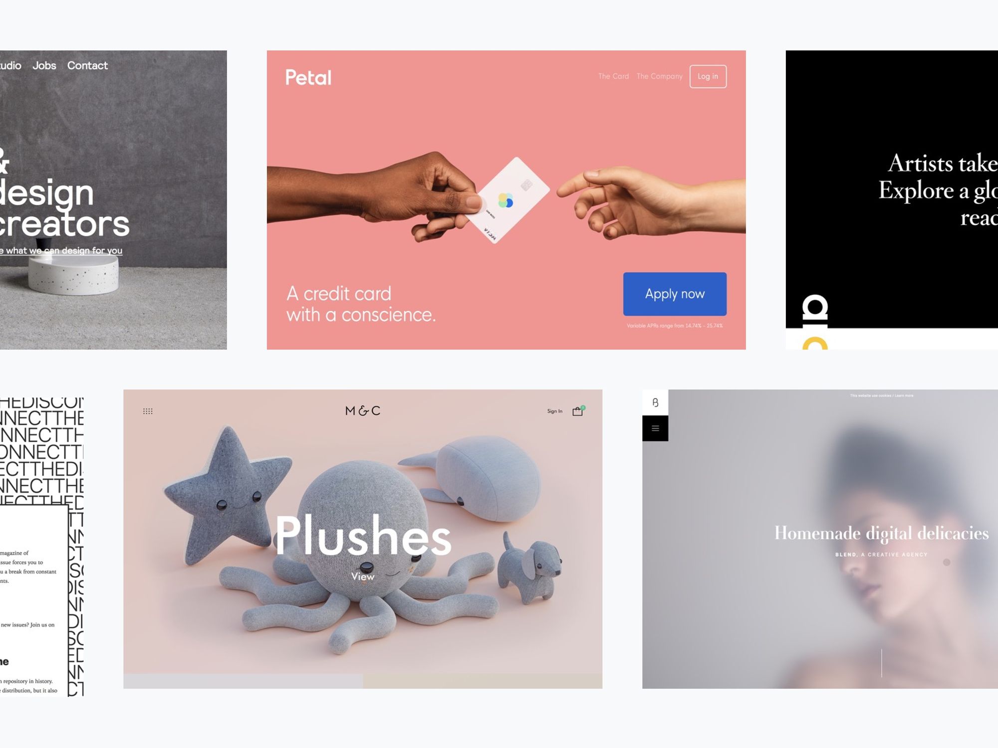 SiteSee - Вдохновение для веб-дизайна