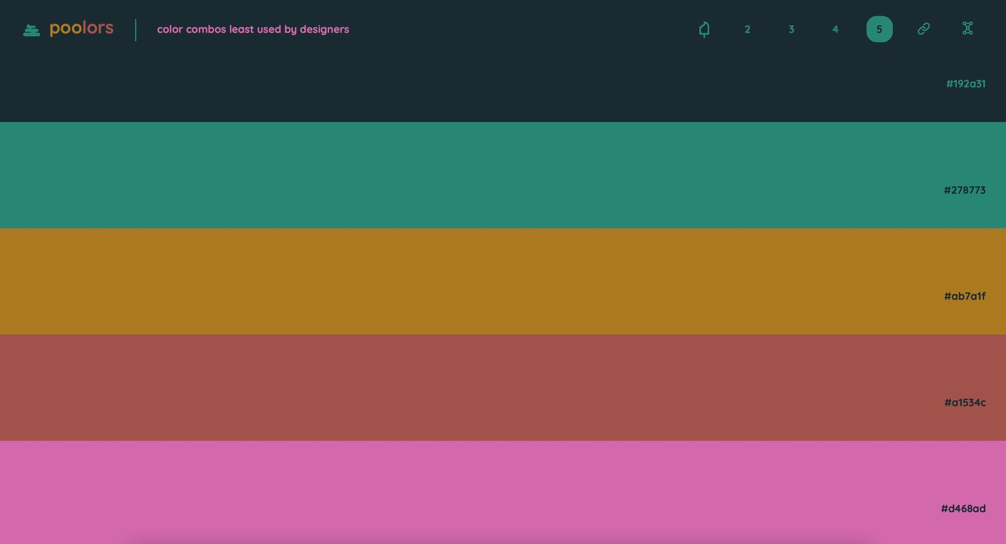 Poolors: ніколи не використовуй ці кольорові комбінації