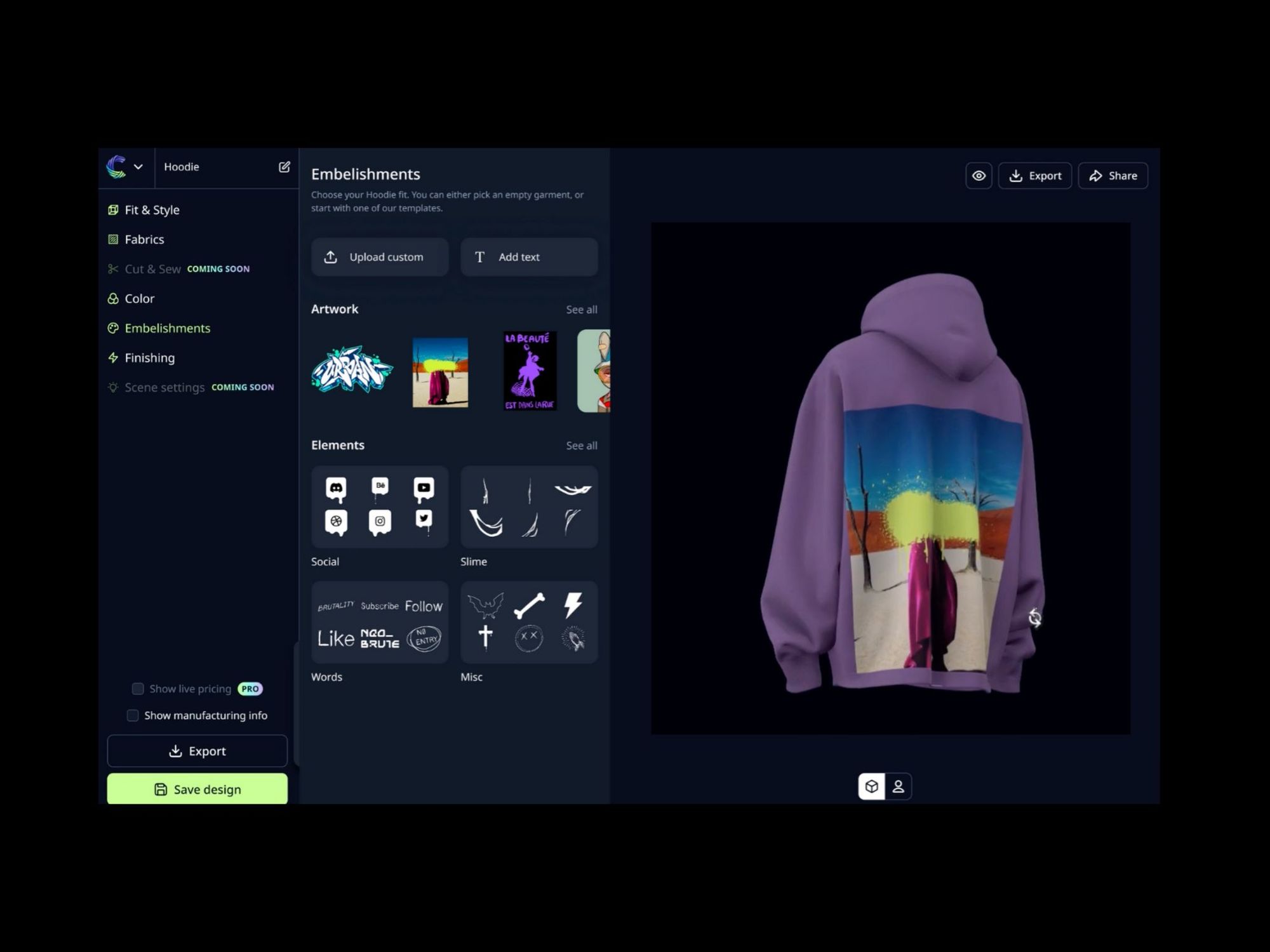 Cheyn — інструмент для створення 3D мокапів одягу