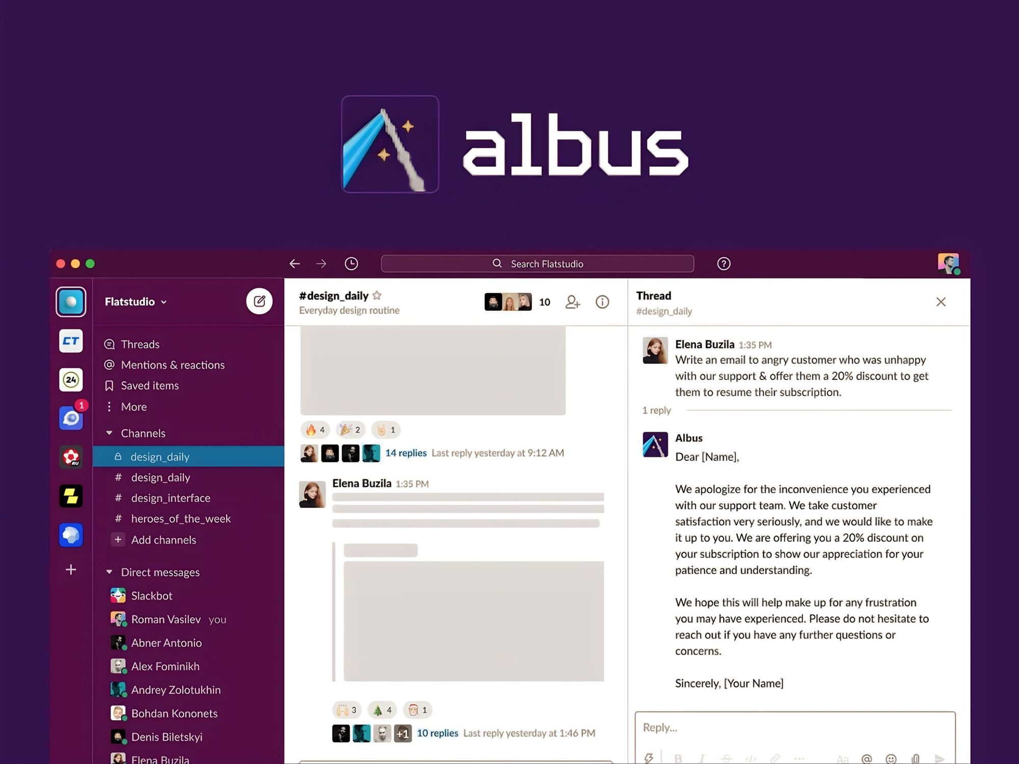 Albus — персональний AI асистент на базі ChatGPT для Slack