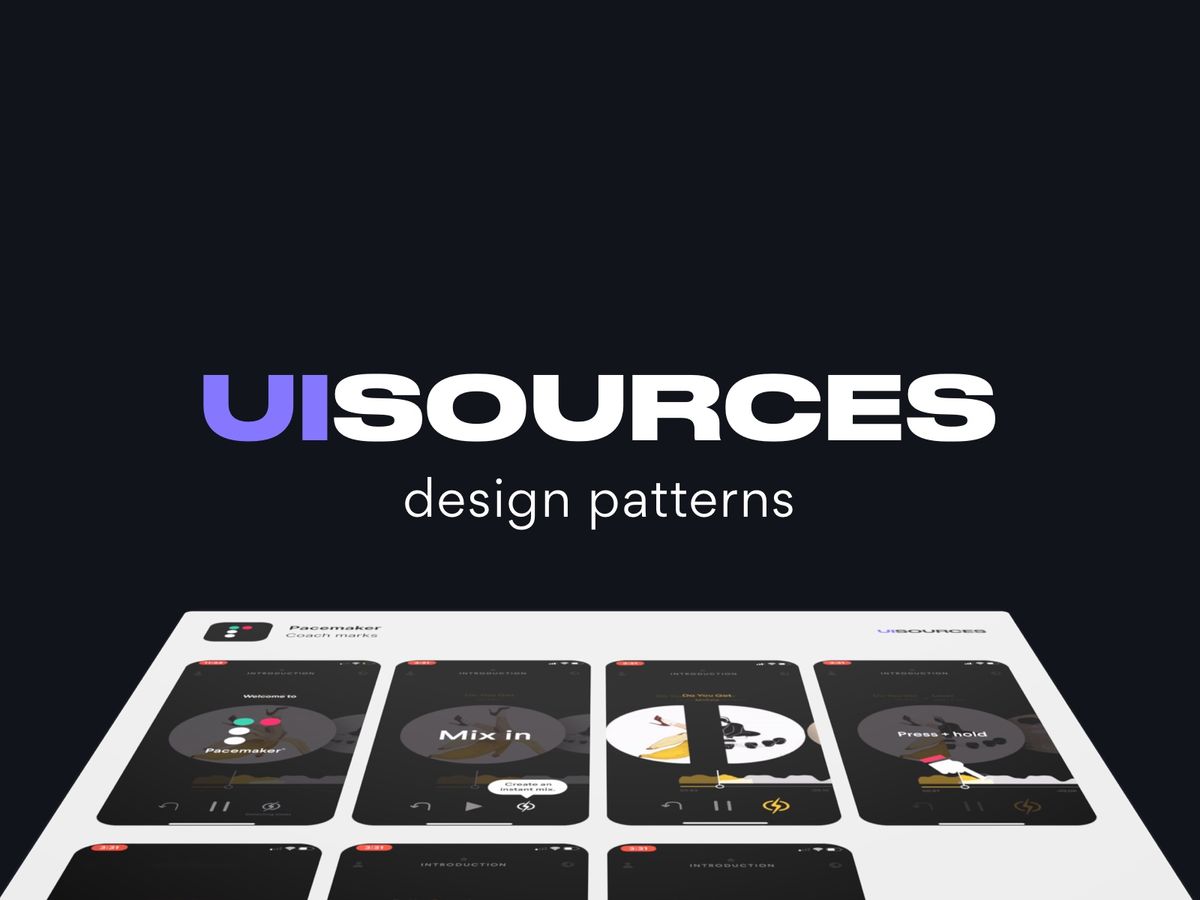 UI Sources: мобильные-дизайн паттерны