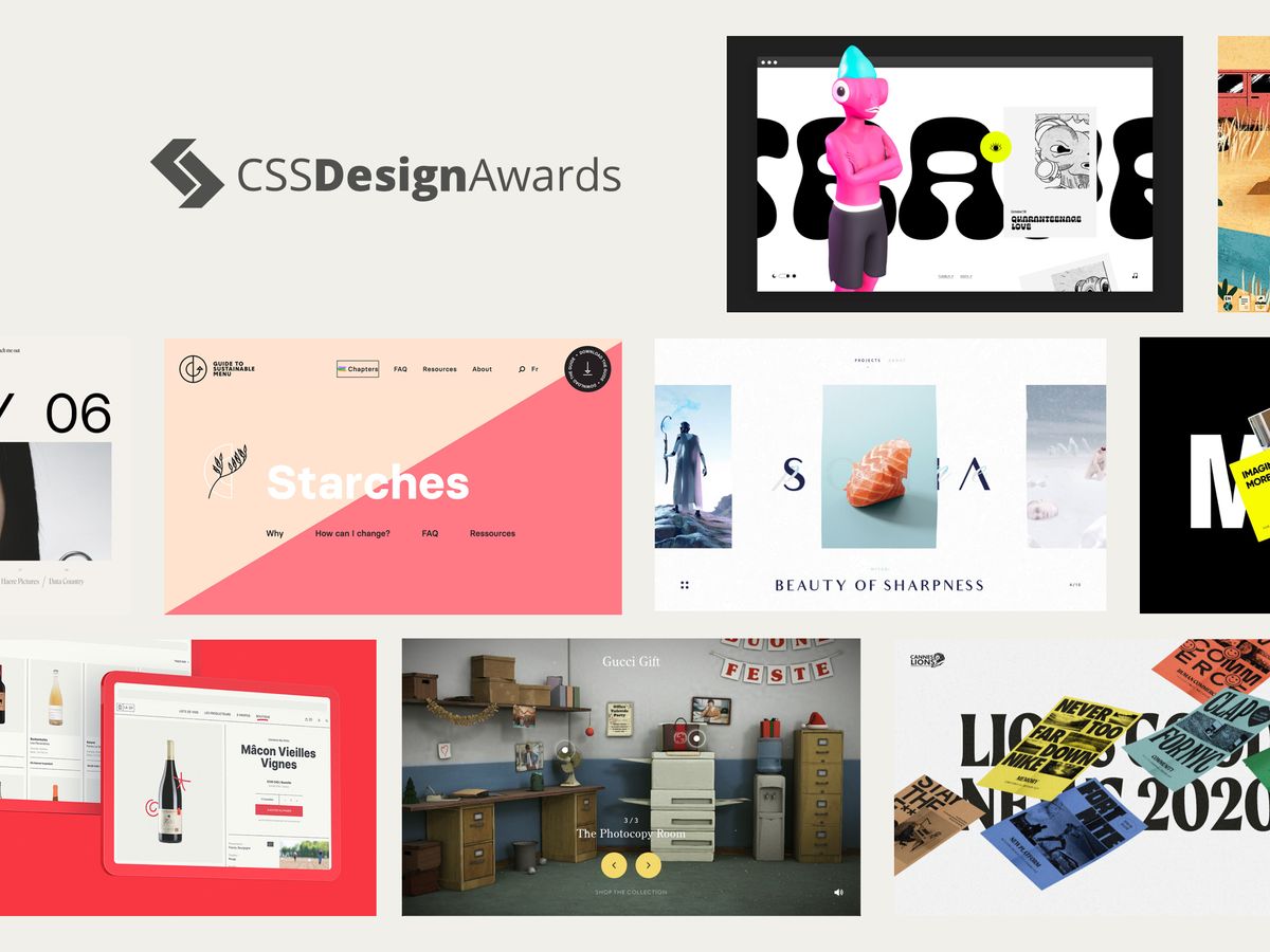CSS Design Awards - награды за лучшие веб-сайты