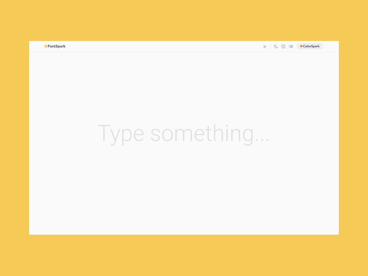 FontSpark - инструмент для подбора Google шрифтов