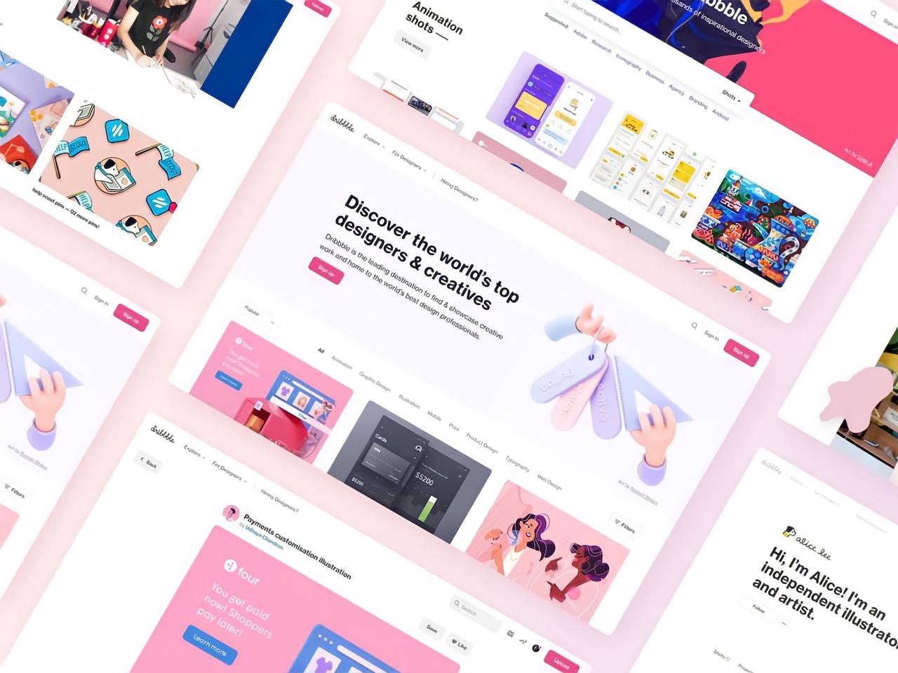 Як дизайнеру просунути свій акаунт на Dribbble