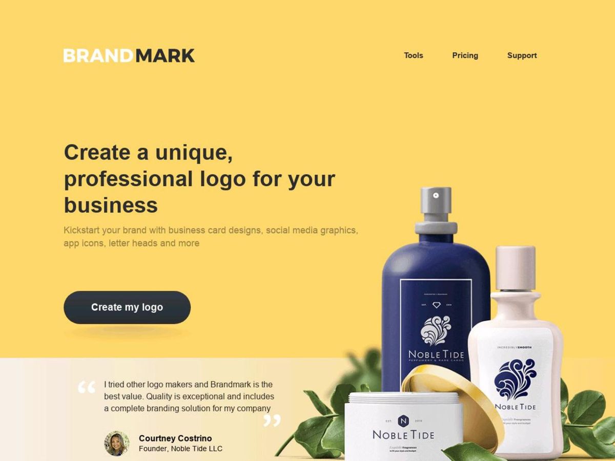 Brandmark —  AI інструмент для створення логотипів та брендингу