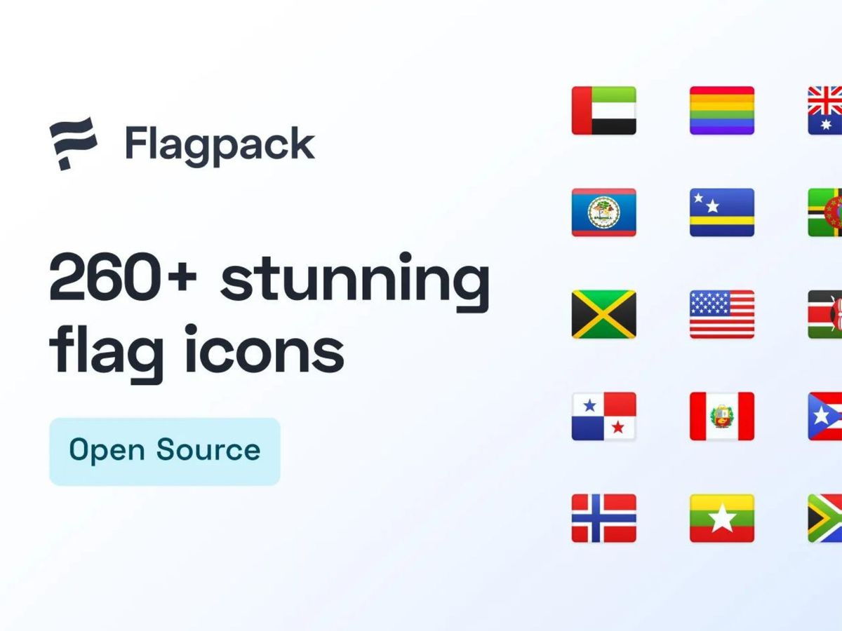 Flagpack – колекція векторних іконок прапорів різних країн світу