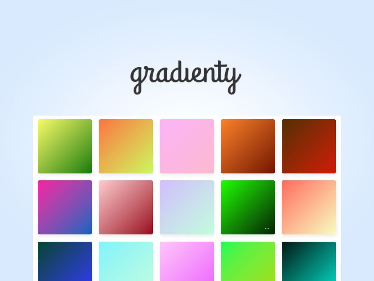Gradienty — бібліотека з 1000+ безкоштовних CSS-градієнтів