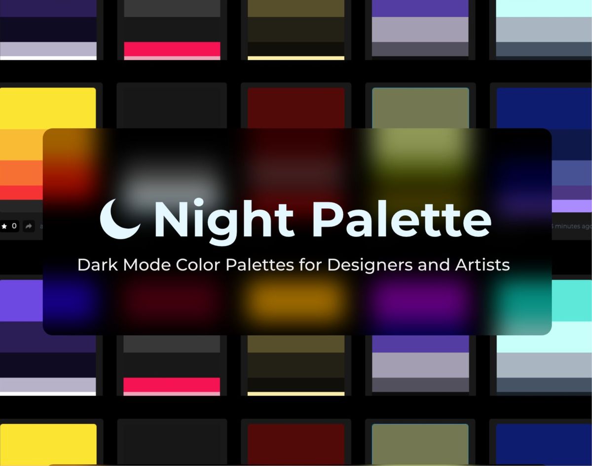 Night Palette – колекція колірних палітр для темного режиму