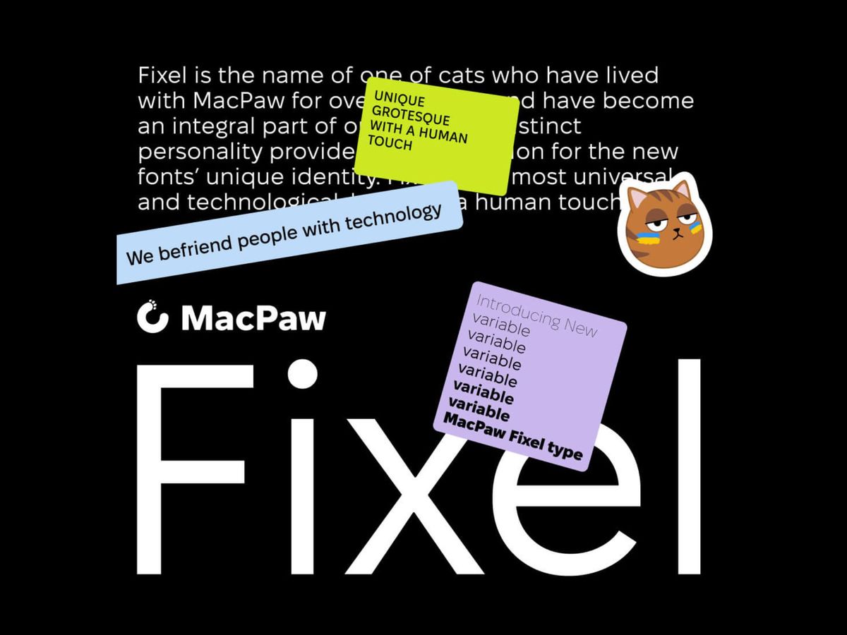 Fixel — безкоштовний український шрифт від MacPaw