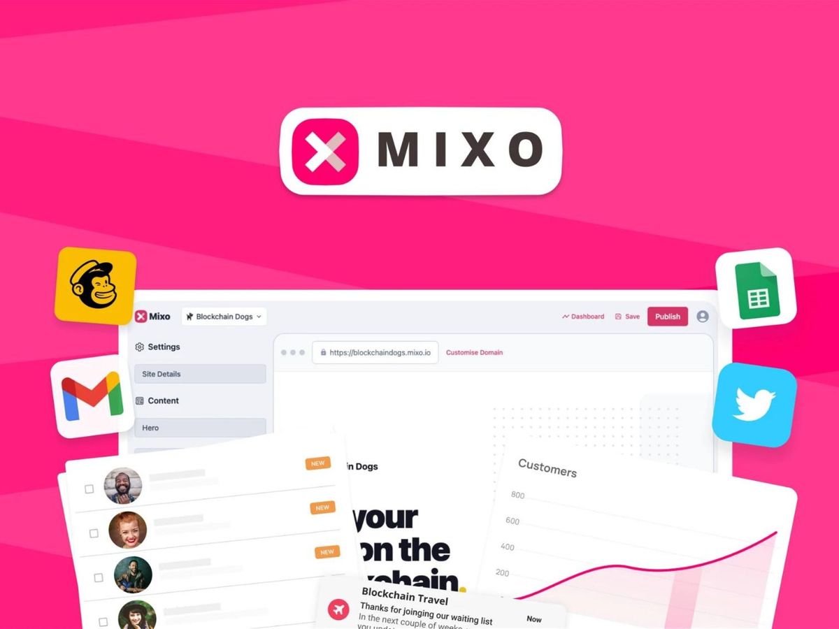 Mixo — AI генератор лендингів