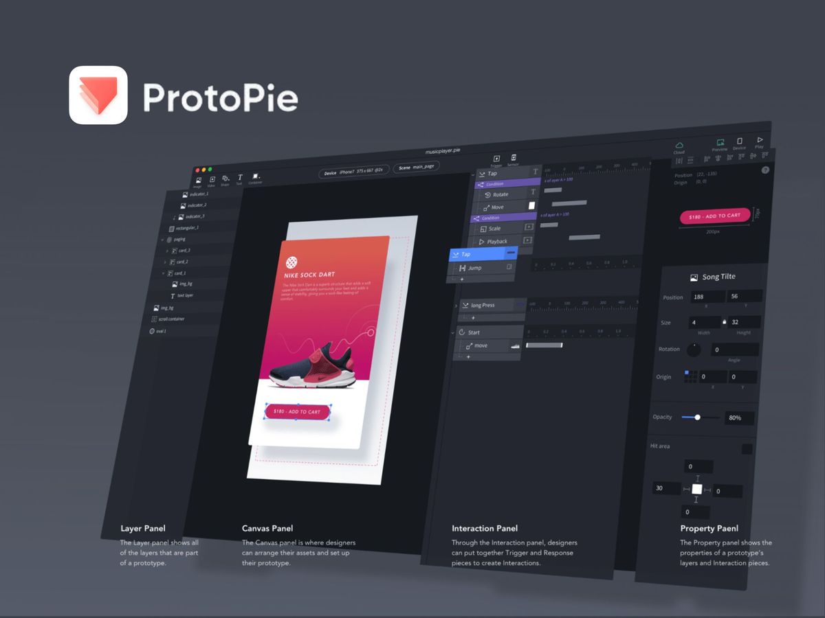 ProtoPie — AI додаток для створення та тестування прототипів