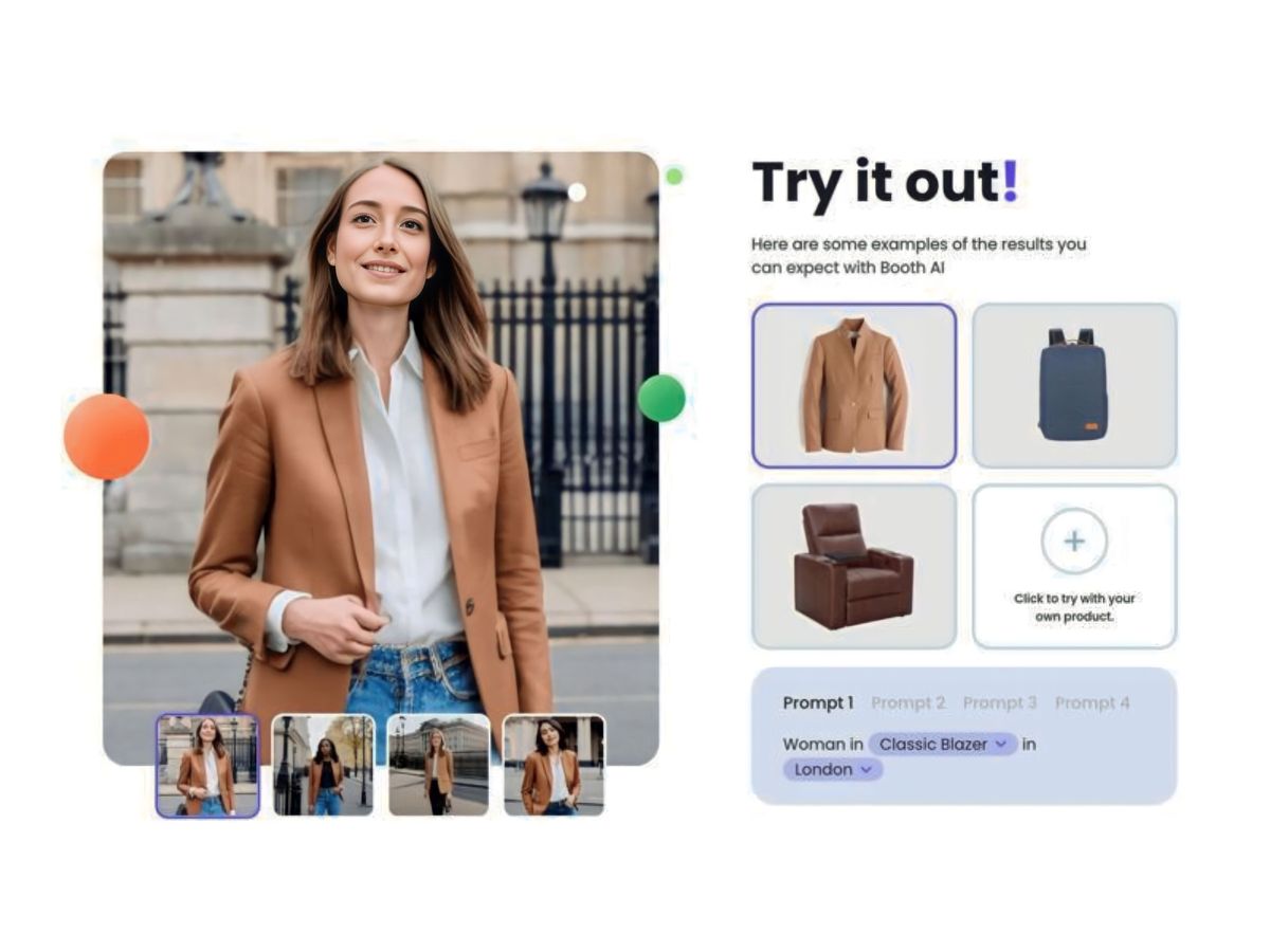 Booth.ai — сервіс для створення life-style фотографій товарів