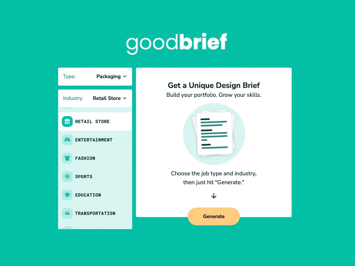 Goodbrief — інструмент для  генерації дизайнерських брифів