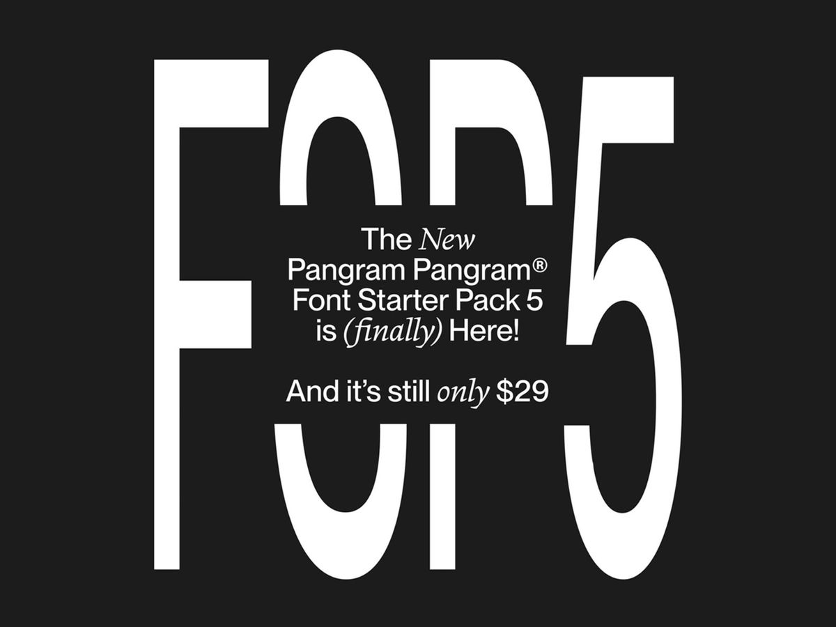 Font Starter Pack 5 — набір з 43 професійних кириличних шрифтів за 29$