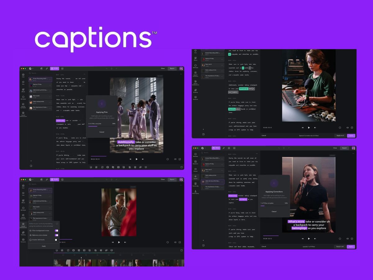 Сaptions — AI інструмент для  автоматичної обробки аудіо і відео