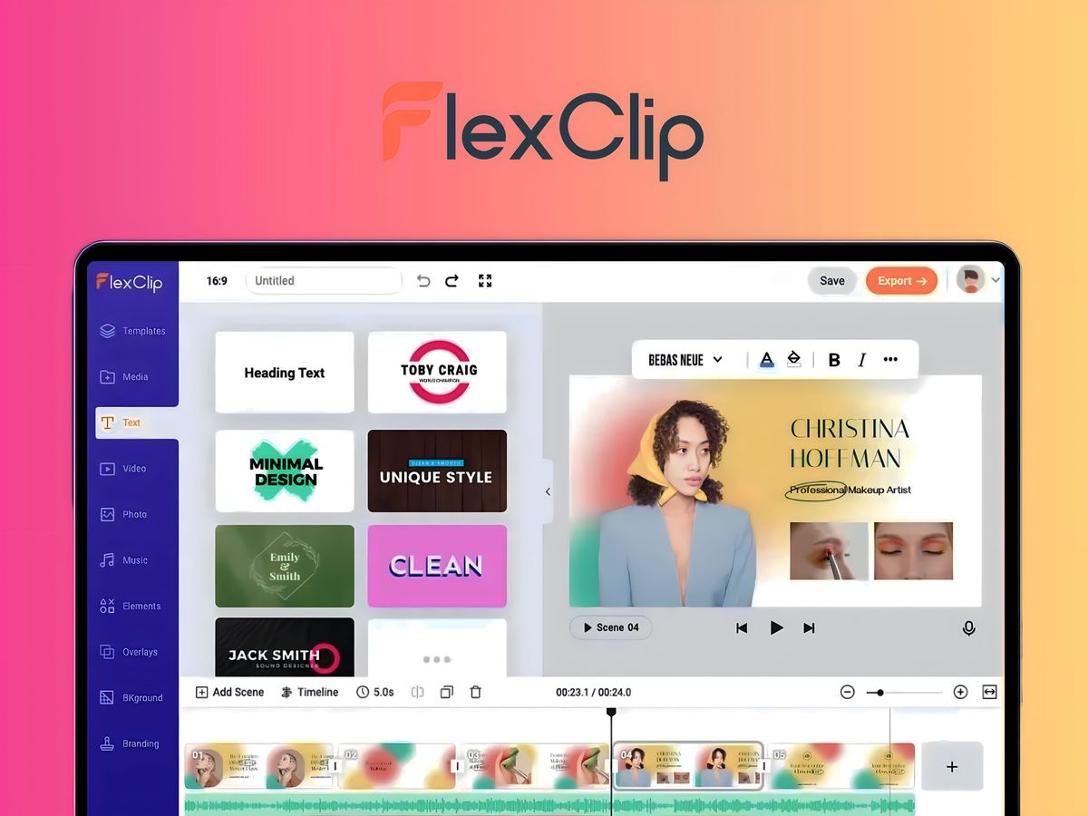 FlexClip — AI cервіс для редагування відео