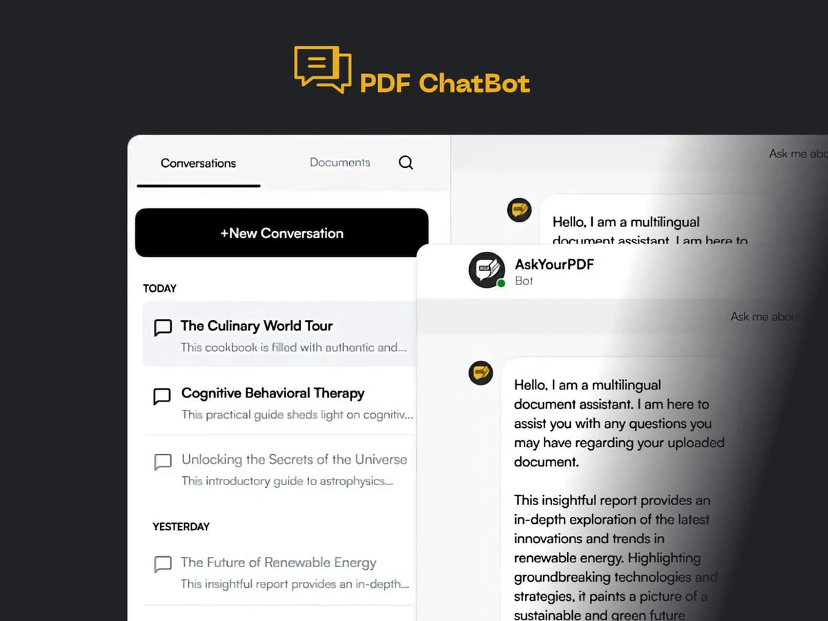 AskYourPDF — AI інструмент для спрощення роботи з PDF файлами
