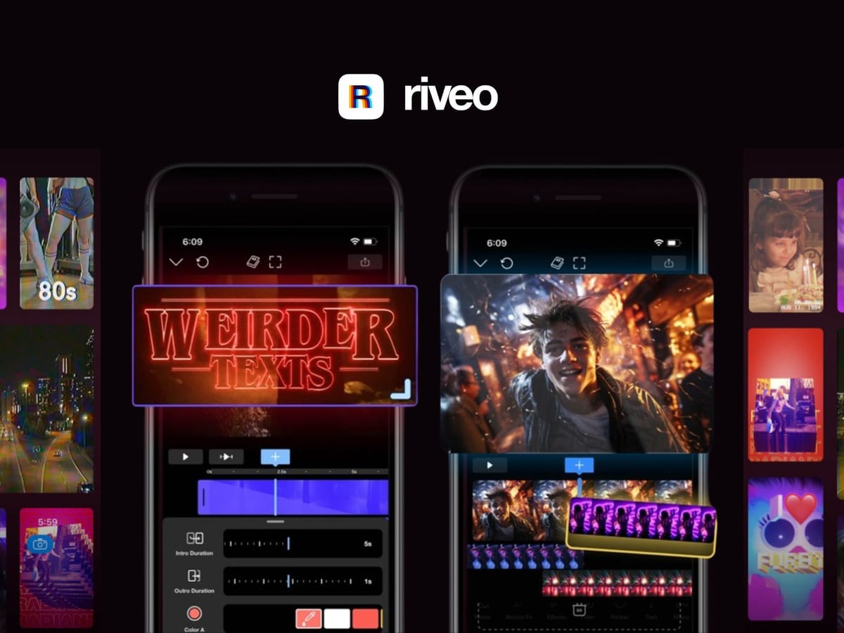 Riveo — ШІ програма для редагування відео зі спецефектами