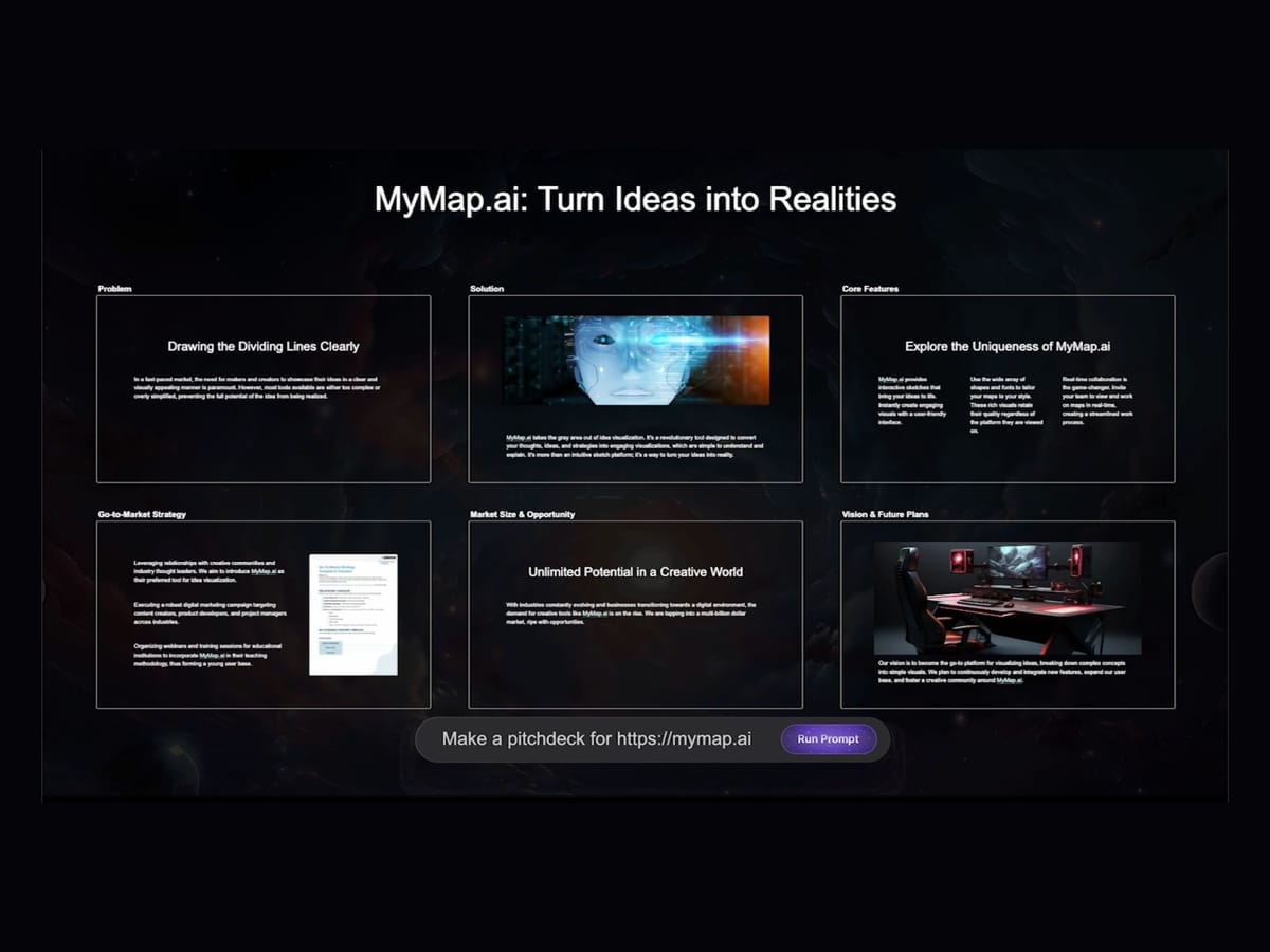 MyMap —  AI сервіс для створення інтерактивних візуальних мап та презентацій