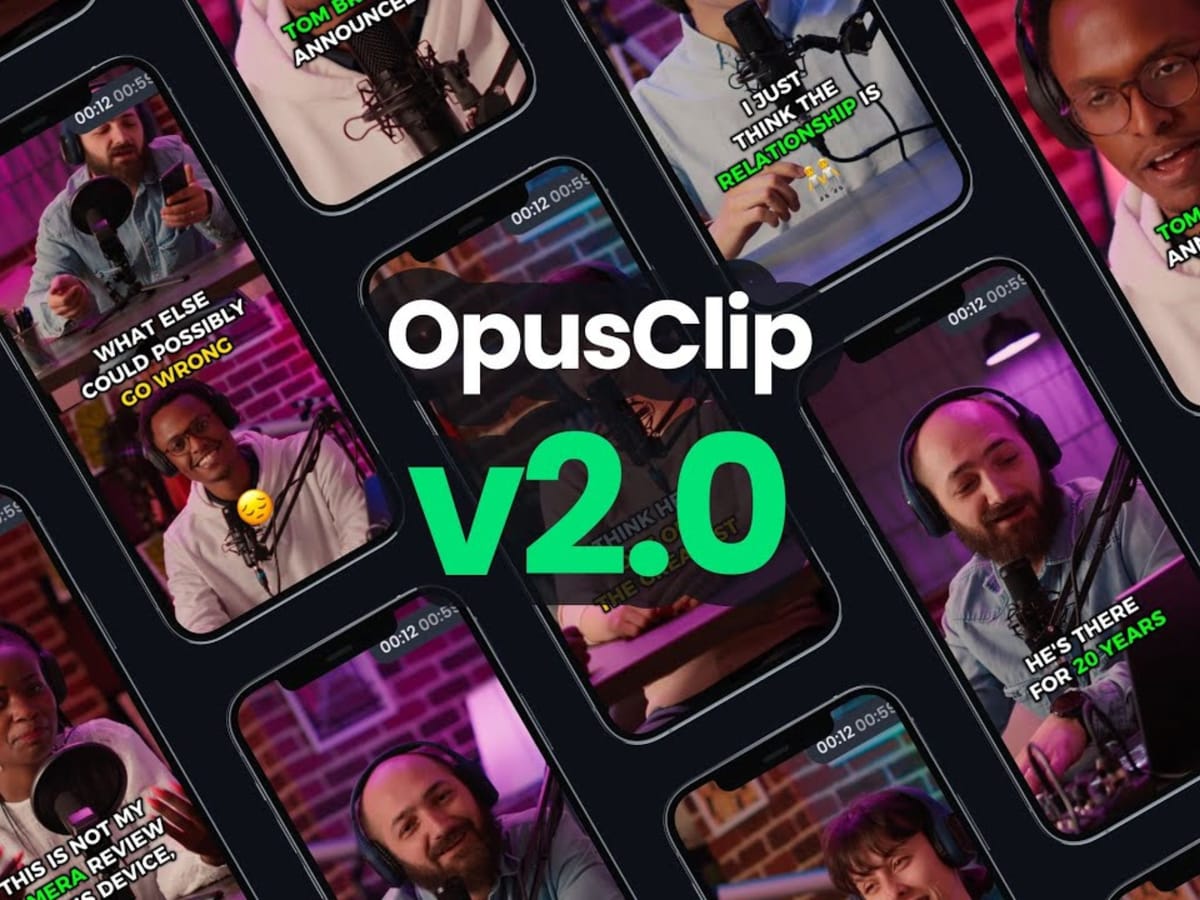 OpusClip — AI відео редактор для TikTok, YouTube Shorts та Instagram Reels