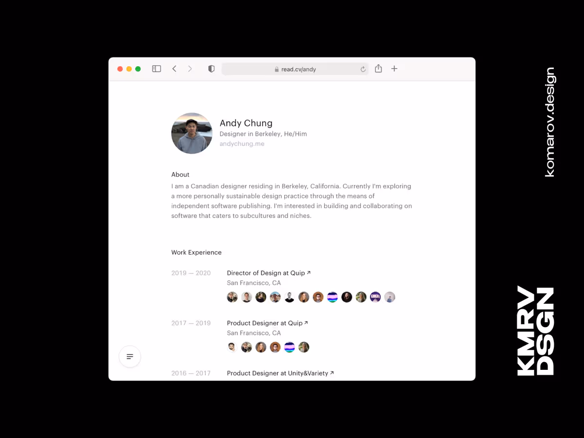 Онлайн сервис для создания красивых и профессиональных резюме Основне зображення
