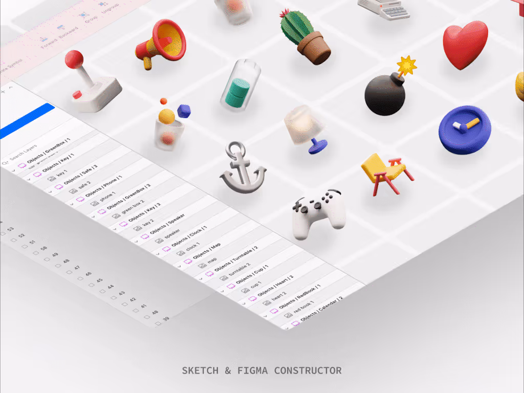 Craftwork: библиотека трендовых 3D иконок и иллюстрации Основне зображення