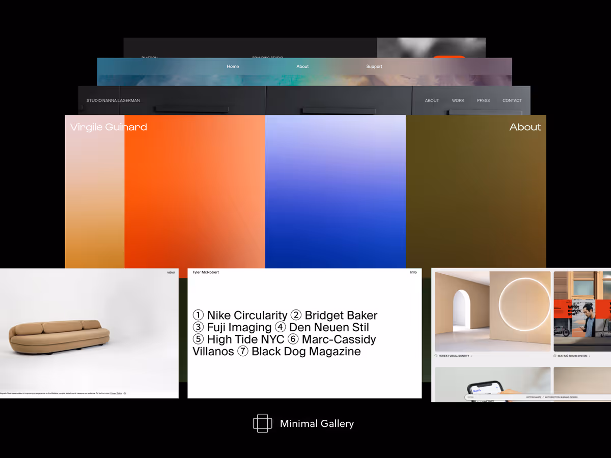 Minimal gallery - лучшие веб-сайты в стиле "минимализм" Основне зображення