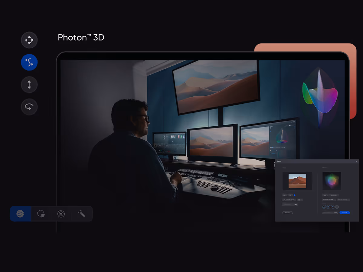 Photon 3D Color Grading - инновация в цветокоррекции Основне зображення