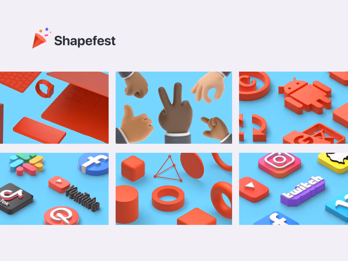 Shapefest - бесплатная библиотека 3d объектов и иллюстраций Основне зображення