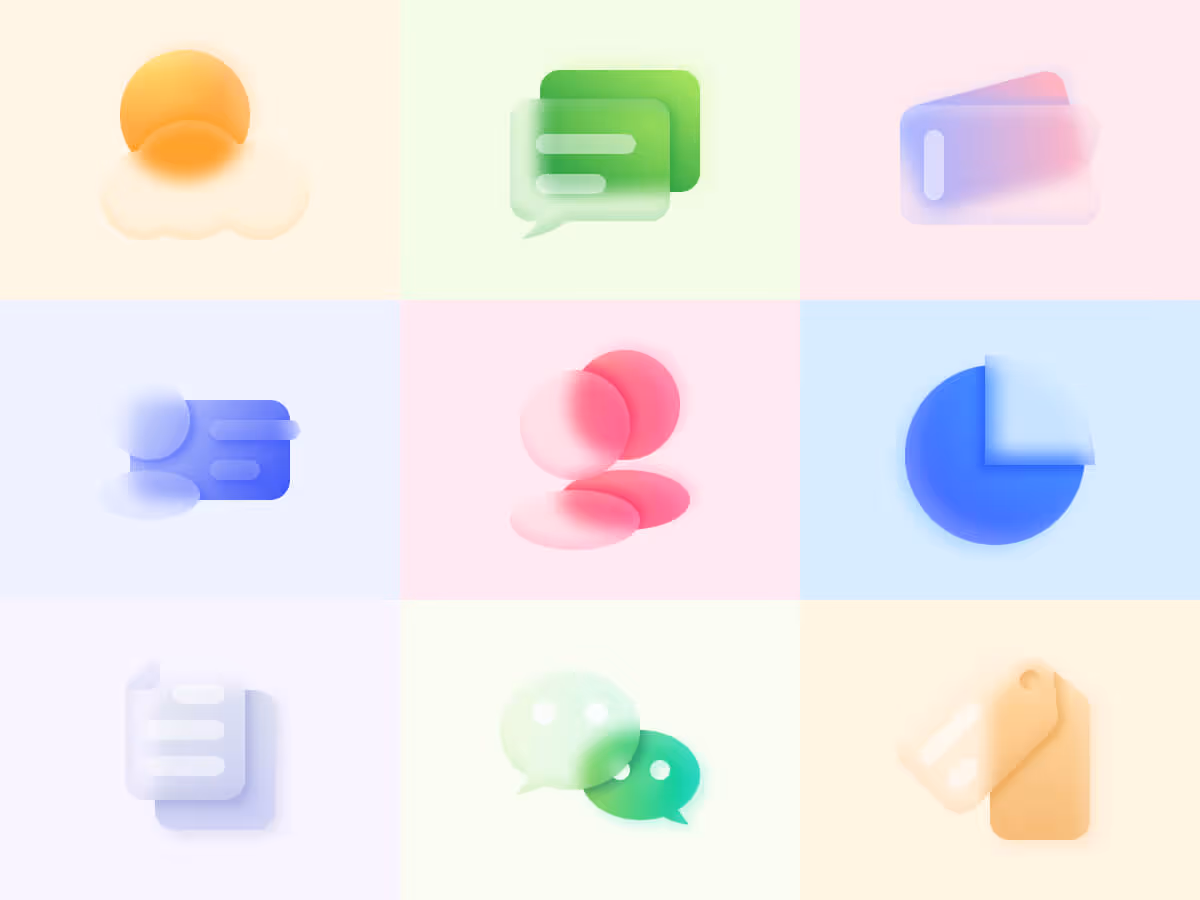 Як створити скляну іконку в Figma Основне зображення