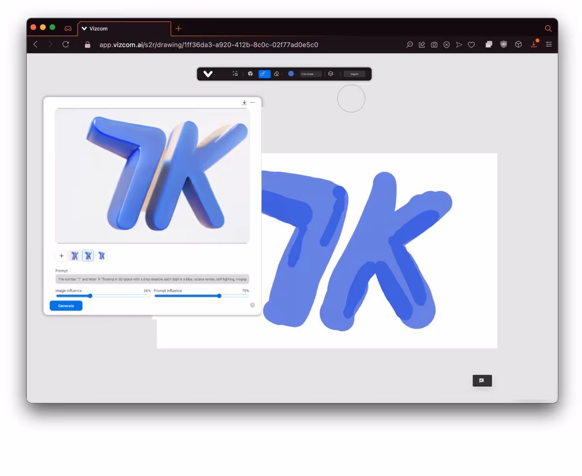 AI Vizcom — як перетворити малюнок у цифрову візуалізацію. Sketch-to-Render. Основне зображення