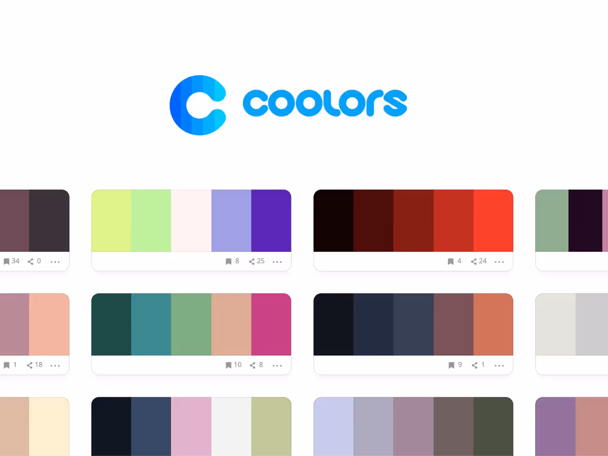 Coolors — інструмент для створення кольорових палітр Основне зображення