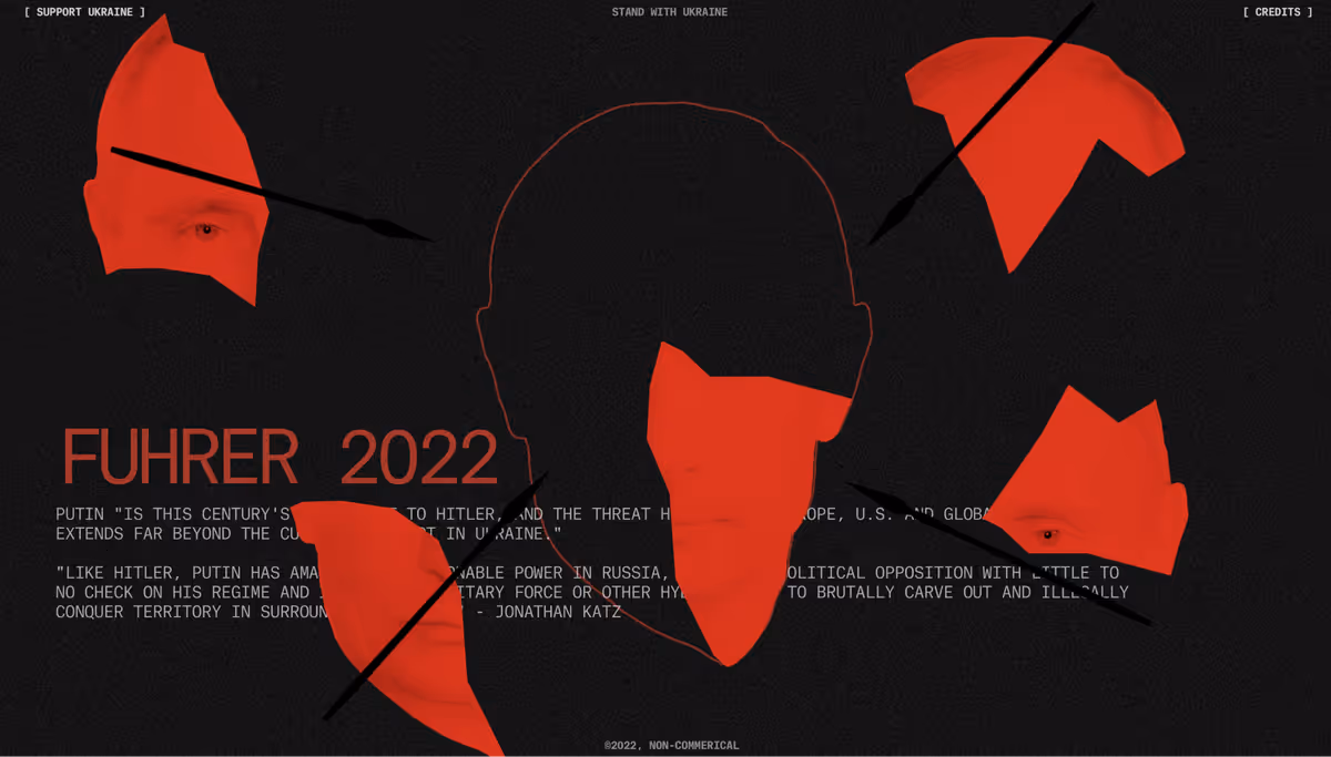 «War in Ukraine» отримав нагороду «Сайт дня» by Awwwards Основне зображення