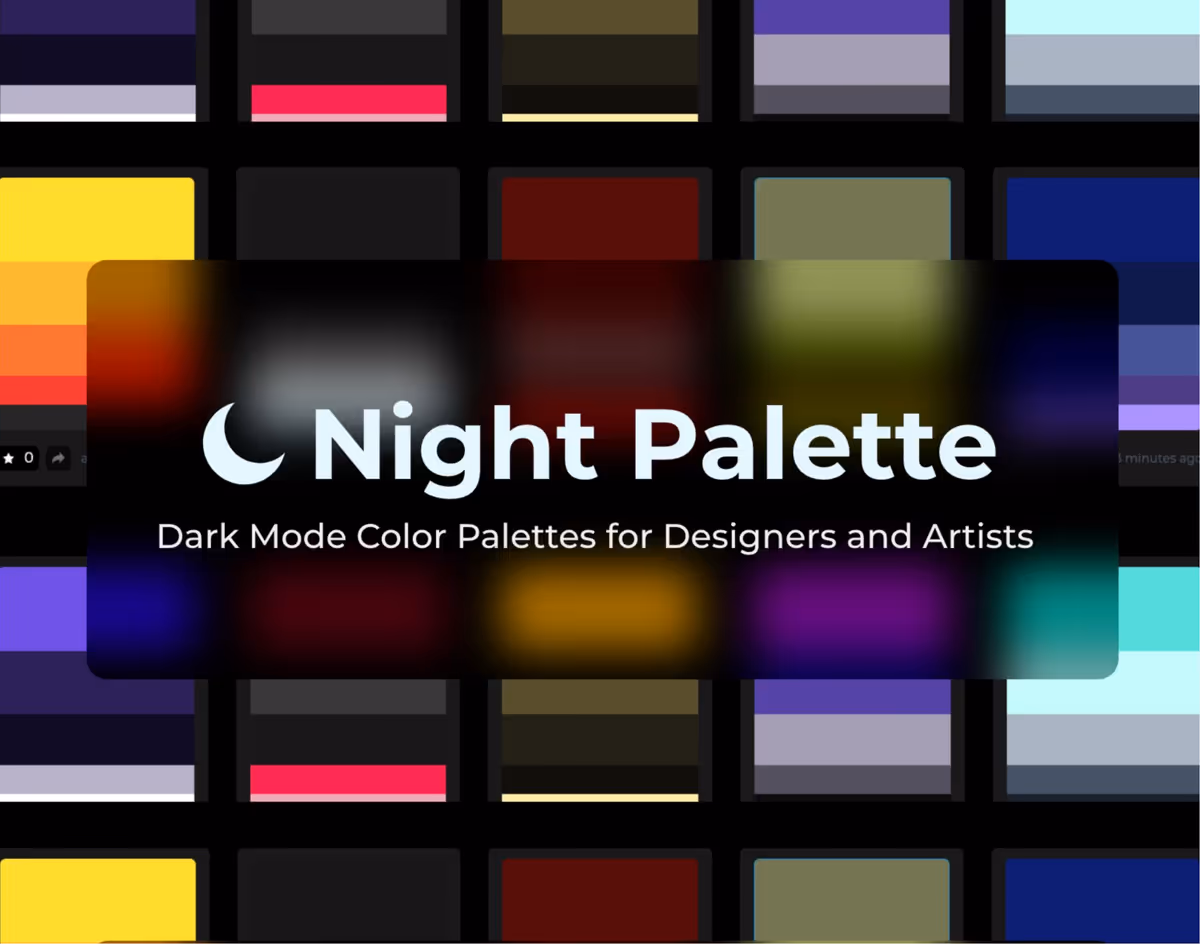 Night Palette – колекція колірних палітр для темного режиму Основне зображення
