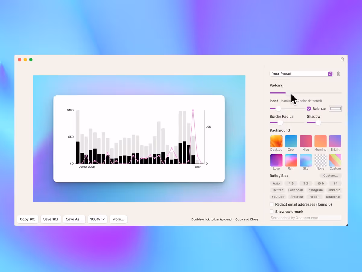 Xnapper — інструмент для створення гарних скриншотів Основне зображення