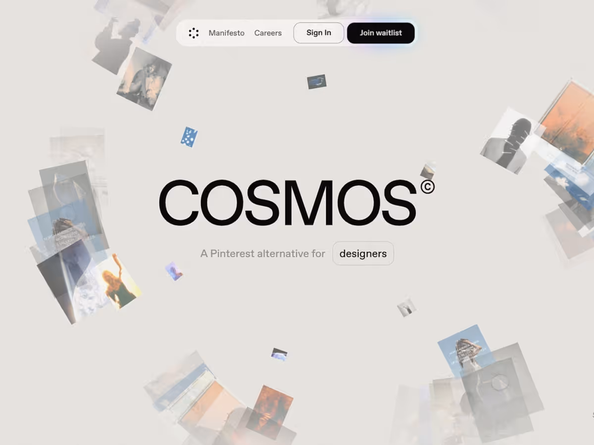 Cosmos – альтернатива Pinterest для творчих людей Основне зображення