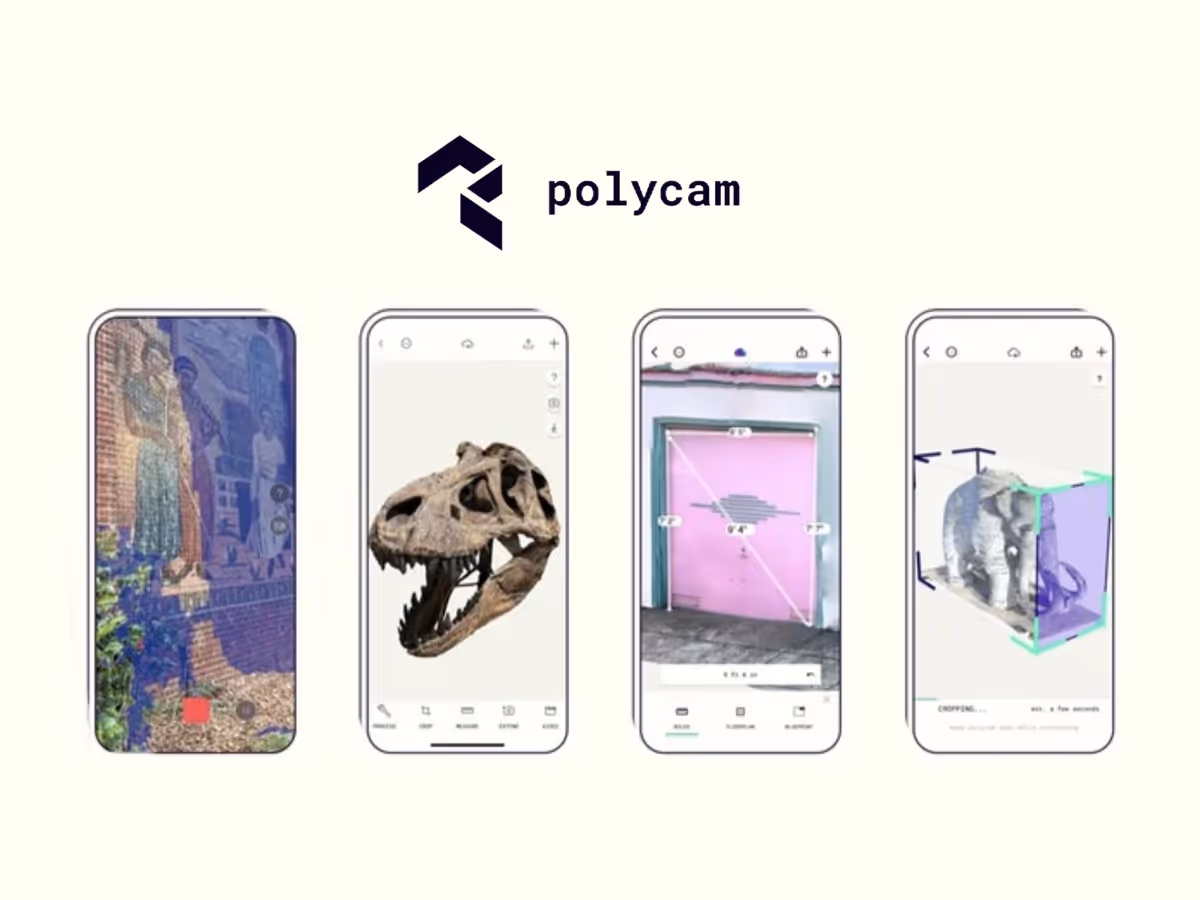 Polycam — AI інструмент для створення 3D моделей за допомогою мобільного сканування Основне зображення