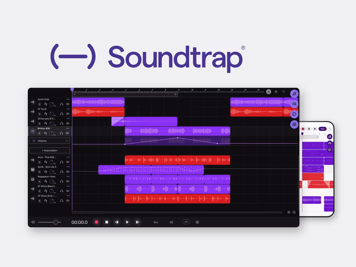 Soundtrap — інструмент для  сумісного створення музики та подкастів Основне зображення