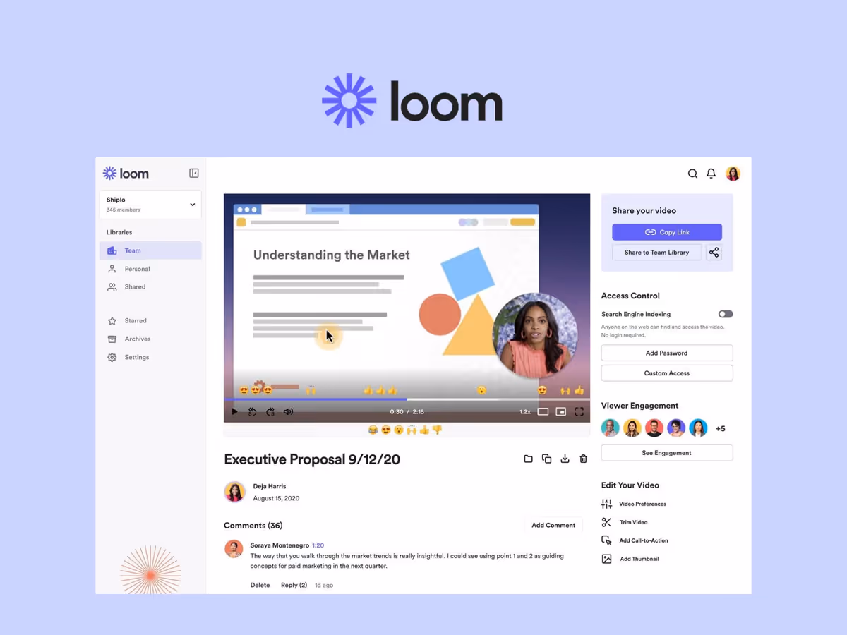 Loom — провідна платформа відеозв’язку для асинхронної роботи Основне зображення