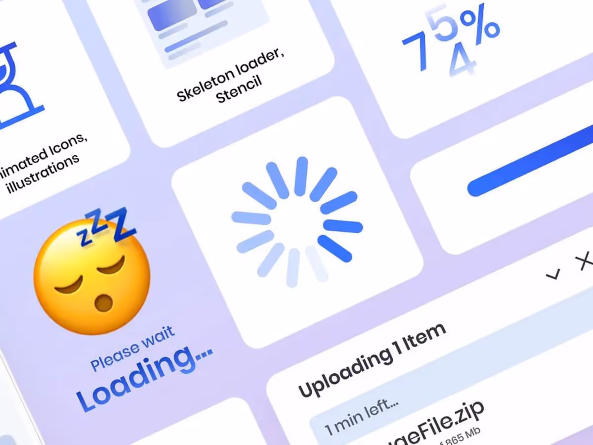 Індикатори завантаження та прогресу: типи та рекомендації Основне зображення