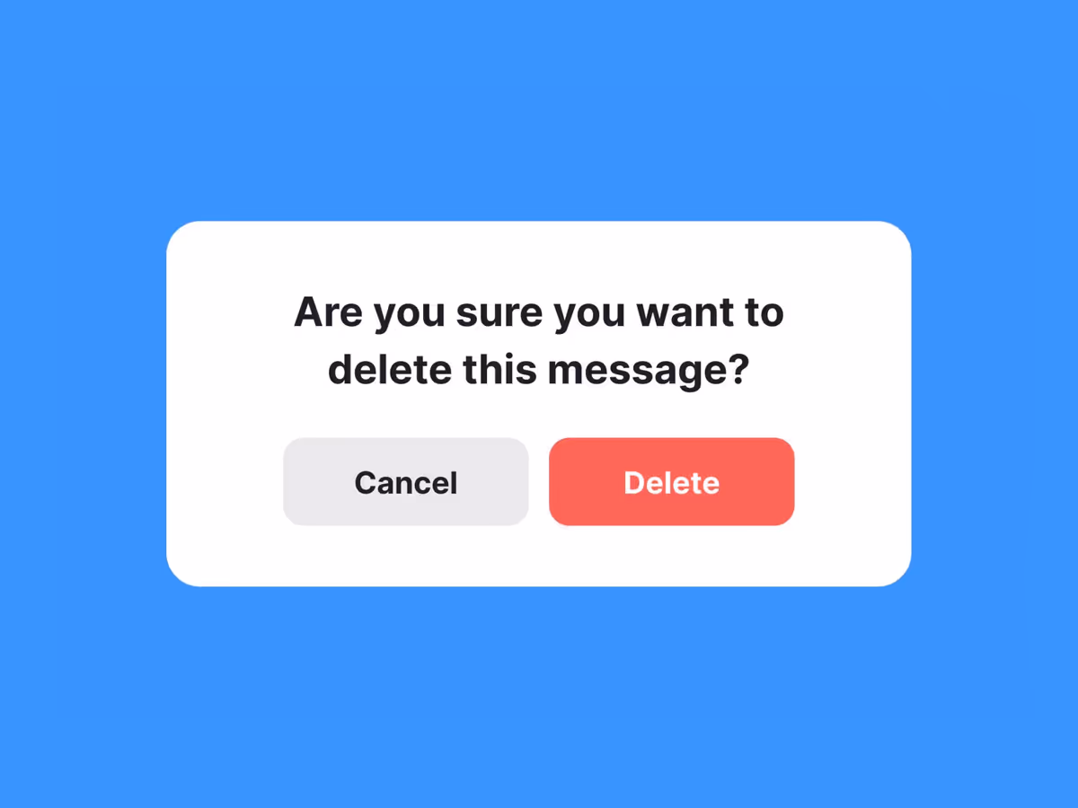 "Скасувати" в інтерфейсі: кнопка чи посилання? Основне зображення