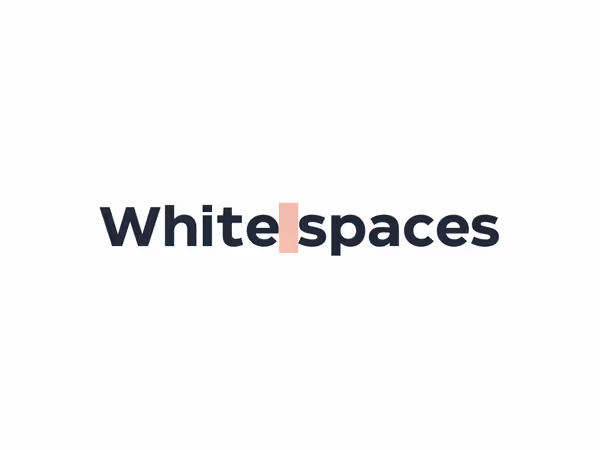 Whitespaces — идеальные пробелы. Основне зображення