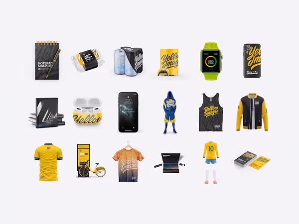 😍 88 безкоштовних мокапів PSD від Yellow Images Основне зображення