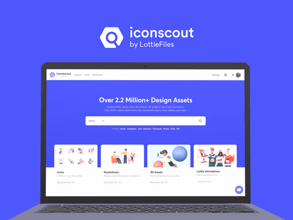 Iconscout - 2 миллиона иконок для Mac и Windows. Основне зображення
