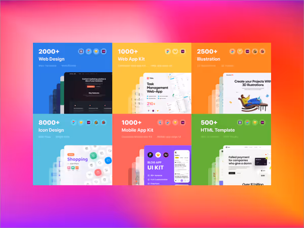 Uihut 2.0 - библиотека графических ресурсов для UX и UI. Основне зображення