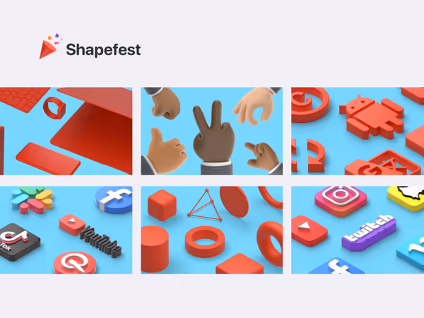 Shapefest - бесплатная библиотека 3d объектов и иллюстраций Основне зображення