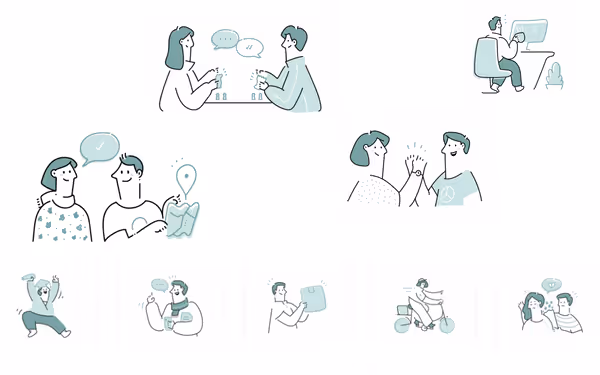 10595 креативных иллюстраций для веб-сайтов и приложений Основне зображення