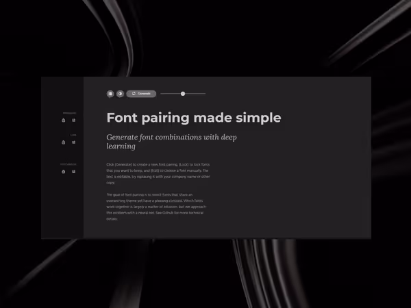 FontJoy — АI генератор шрифтових пар Основне зображення