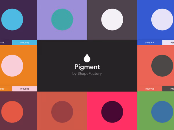 Pigment — інструмент для створення яскравих палітр на основі освітлення та пігменту Основне зображення