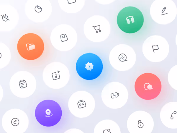 Anron — бібліотека з 2000+ кастомізованих іконок для Figma Основне зображення